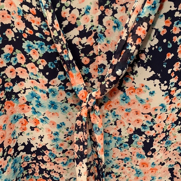 Design lab long sleeve floral dress NEW - Picture 3 of 5